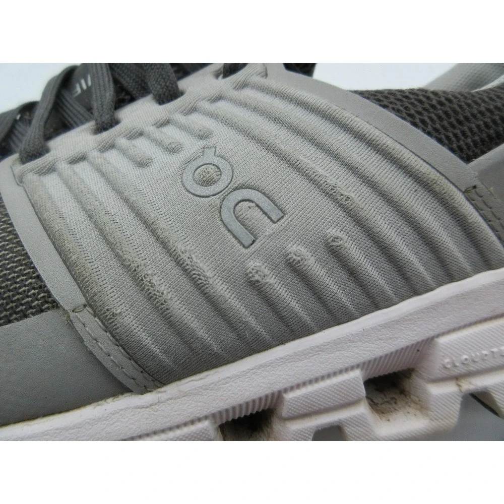 On Running Shoes Mens Size 7.5 Gray Cloudswift CloudTec Road Running Sneakers